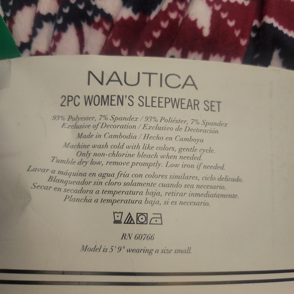 Women's Nautica 2 Piece Sleepwear Set, X-Large - Picture 8 of 8